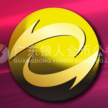 2015年3月定制　中經(jīng)萬達金銀純金胸章定制、制作純金胸章