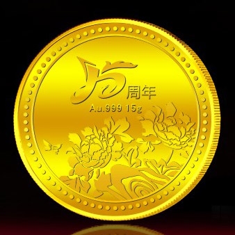 肇慶定制 佳運(yùn)新材公司15周年紀(jì)念金牌制作