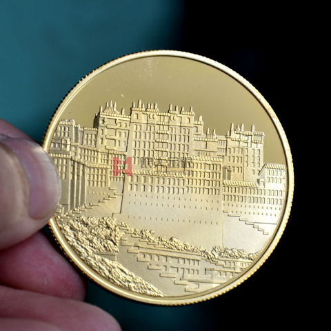 西藏拉薩布達拉宮紀(jì)念金幣定制
