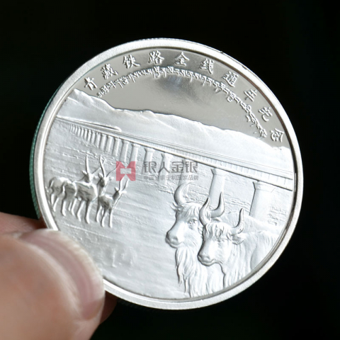 青藏鐵路通車(chē)紀(jì)念章定制