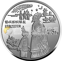 中國古代科技發(fā)明發(fā)現(xiàn)金銀鉑紀念幣（第3組）1/4盎司圓形鉑質紀念幣