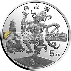 中國絲綢之路金銀紀(jì)念幣（第1組）22克圓形金質(zhì)紀(jì)念幣