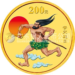 中國(guó)民間神話故事彩色金銀紀(jì)念幣(第2組)1/2盎司彩色金質(zhì)紀(jì)念幣