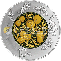 2016吉祥文化金銀紀(jì)念幣30克圓形銀質(zhì)紀(jì)念幣