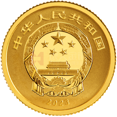 中華傳統(tǒng)瑞獸2克金質(zhì)紀念幣（龜）