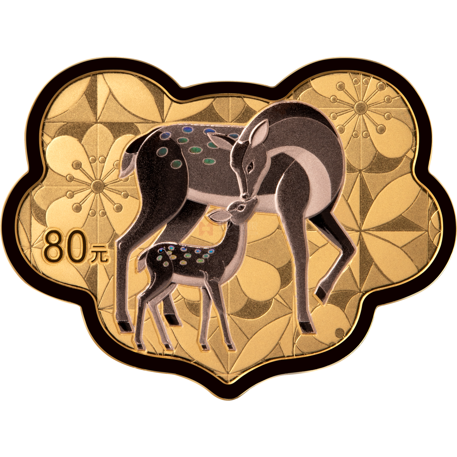 2026吉祥文化5克如意形金質(zhì)紀(jì)念幣
